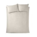 Kremowa aksamitna pościel dwuosobowa 230x220 cm Kingsley – Catherine Lansfield