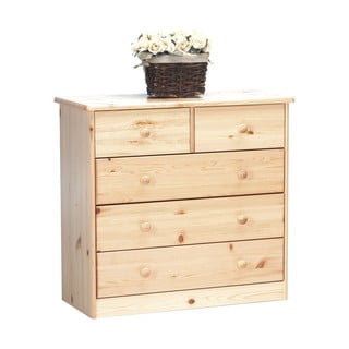 Niska komoda z drewna sosnowego 78x73 cm Mario – Tvilum