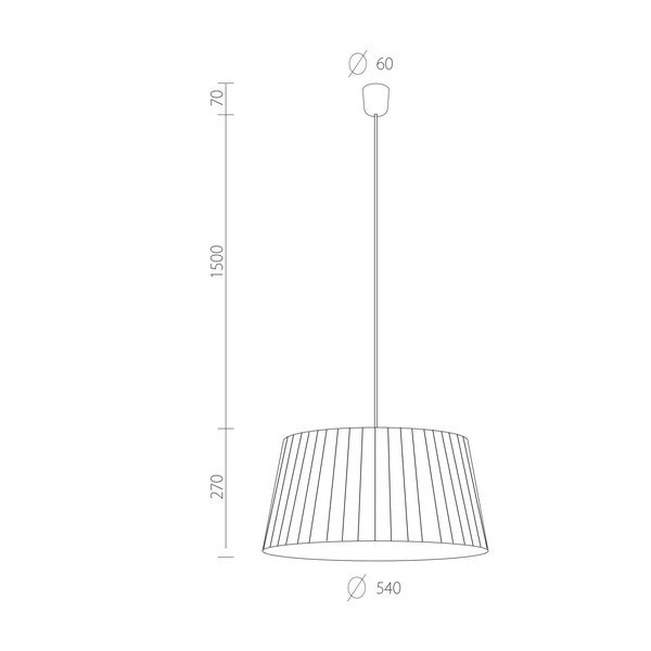 Biała lampa wisząca Sotto Luce KAMI, Ø 54 cm-image-2