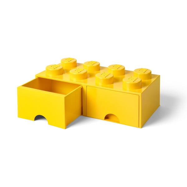 Żółty pojemnik z 2 szufladami LEGO®-image-3