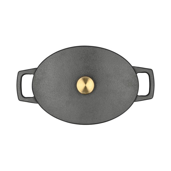 Garnek żeliwny z pokrywką odpowiedni na indukcję 3,8 l – Holm-image-4