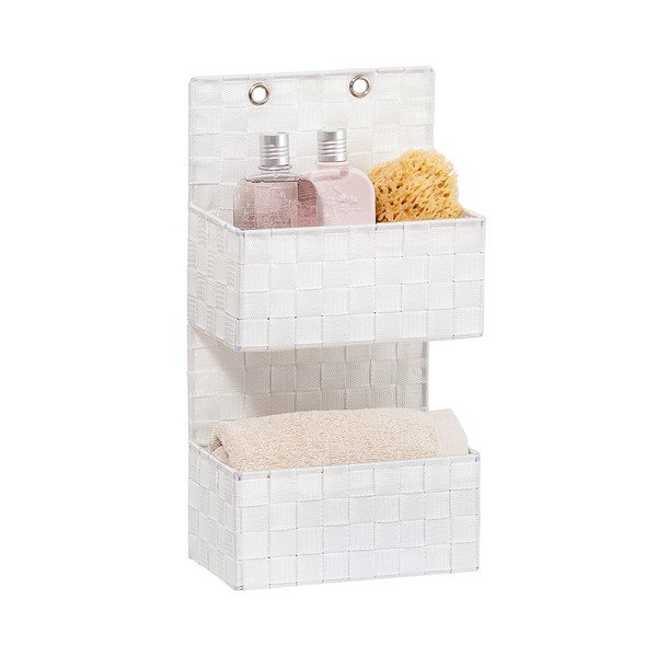 Biały organizer z 2 półeczkami Wenko Adria-image-3