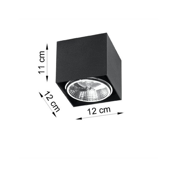Czarna lampa sufitowa Sollux Jerry-image-3
