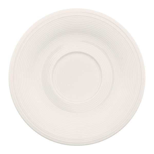 Biały porcelanowy spodek Villeroy & Boch Like Color Loop, ø 15,5 cm