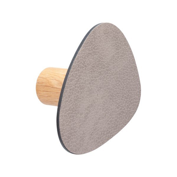 Szary ścienny stalowy haczyk Dot S Bull – LIND DNA