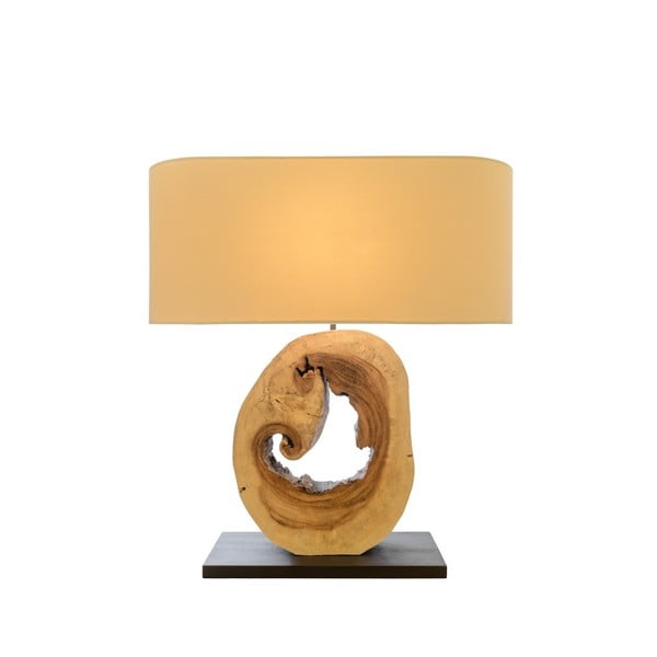 Lampa stołowa Wooden Disc