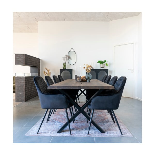 Niebiesko-pomarańczowy dywan 300x200 cm Havana – House Nordic-image-1