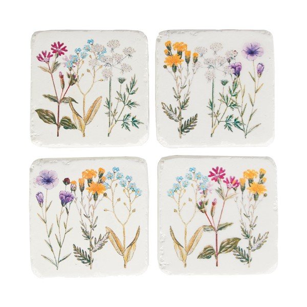 Zestaw 4 podstawek Sass & Belle Wildflower