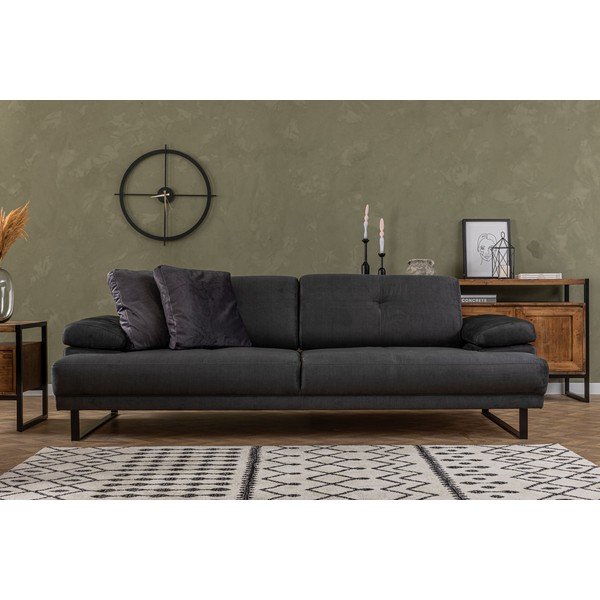 Antracytowa sofa 239 cm Mustang – Balcab Home-image-1