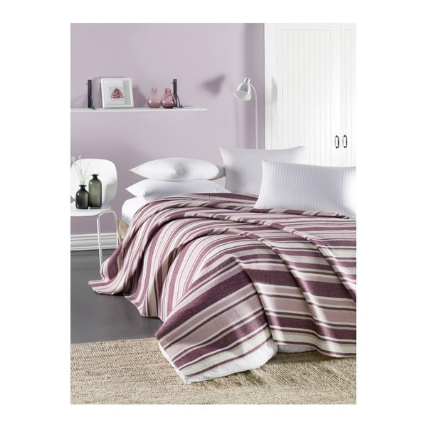 Lekka pikowana bawełniana narzuta na łóżko Runino Pantejo, 160x220 cm