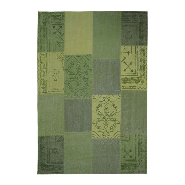 Zielony ręcznie tkany dywan Kayoom Emotion, 160x230 cm