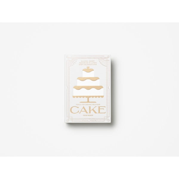 Widelczyki deserowe w biało-srebrnym kolorze ze stali nierdzewnej zestaw The Essentials Cake Tools – Printworks-image-3