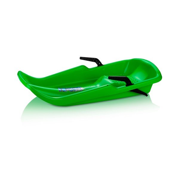 Zielony bobslej z hamulcami Gizmo Twister, 80 cm