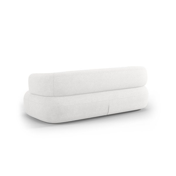 Sofa z materiału bouclé w kolorze kości słoniowej 178 cm Jenny – Micadoni -image-3