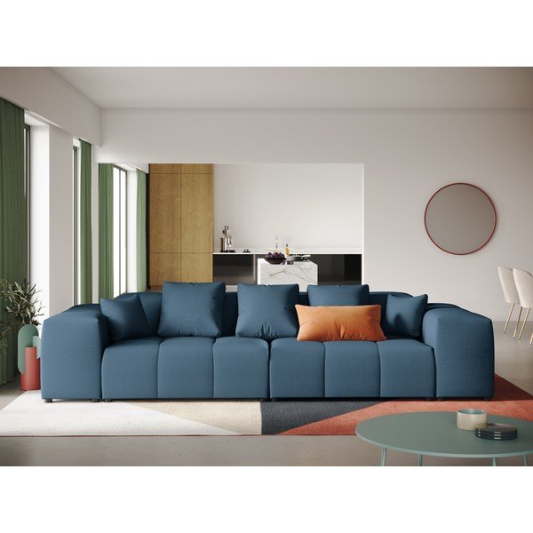 Niebieska sofa 320 cm Rome – Cosmopolitan Design-image-1