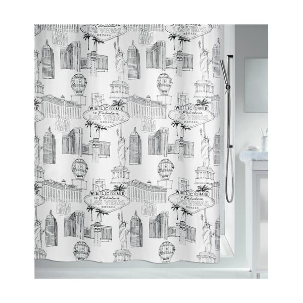 Zasłona prysznicowa 180x200 cm Vegas – Spirella