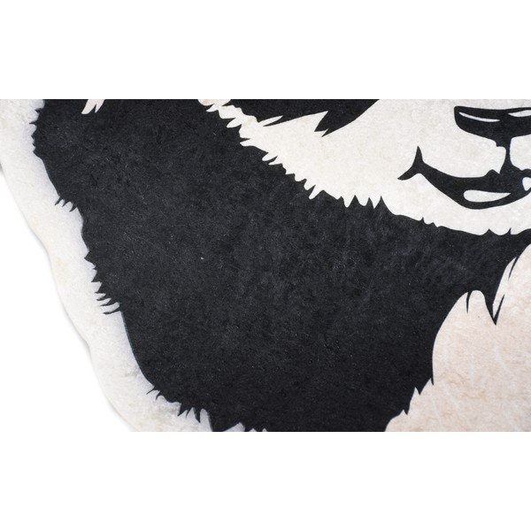 Czarno-biały dywan dziecięcy ø 120 cm Cuddly Panda – Vitaus-image-2