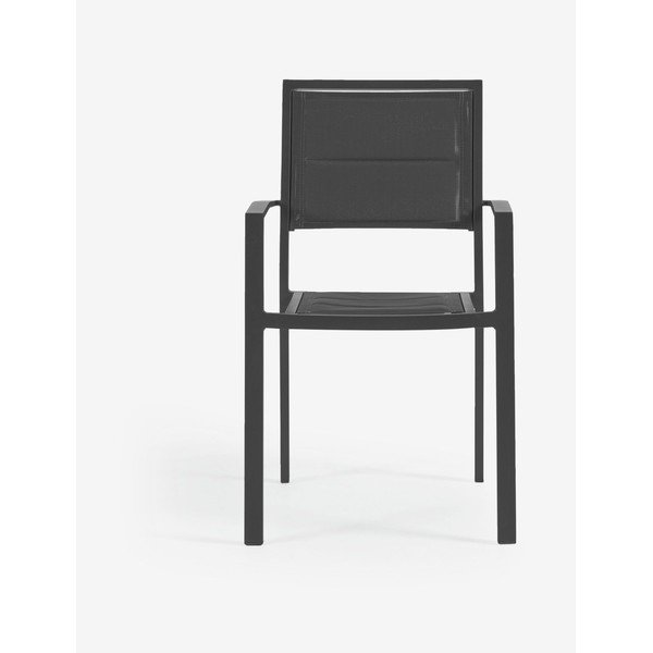 Szare aluminiowe krzesło zewnętrzne Kave Home Sirley-image-2