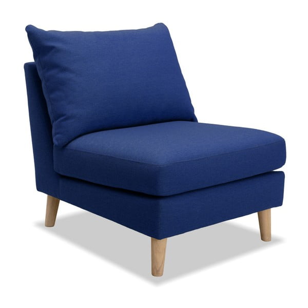 Niebieski fotel Vivonita Liam