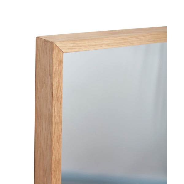 Lustro ścienne z drewnianą ramą Depth – Hübsch-image-3