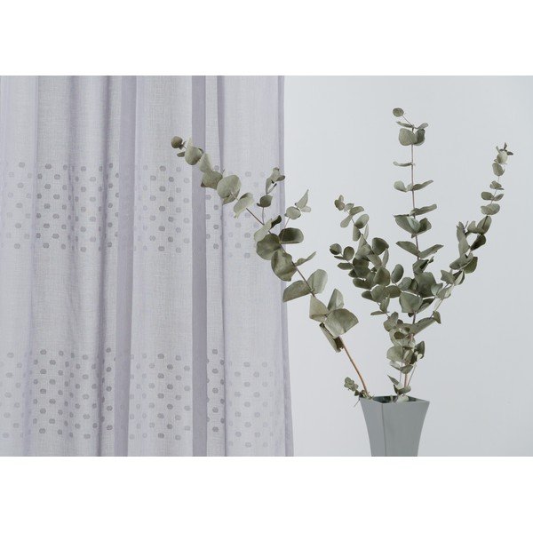 Szara firanka 140x260 cm Aurea – Mendola Fabrics-image-2