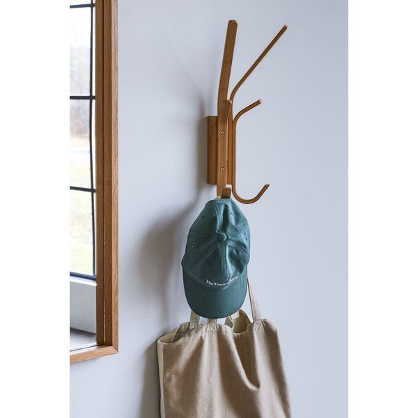 Naturalny bambusowy wieszak ścienny Flex – Hübsch-image-1