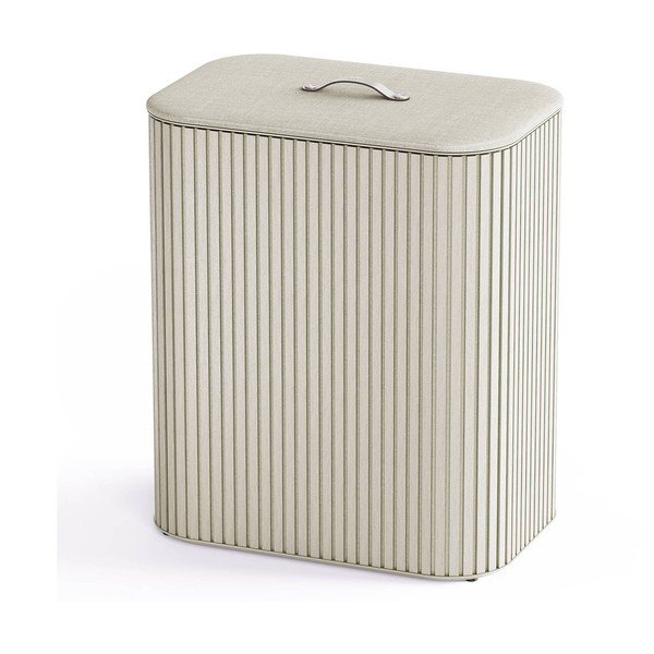 Beżowy bambusowy kosz na pranie 3x30 l Tota Trio Luxe – Joseph Joseph-image-3