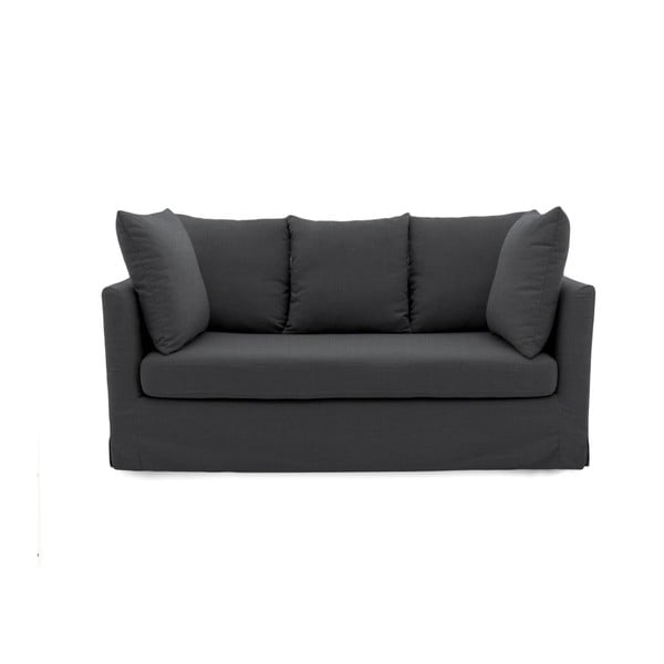 Ciemnoszara sofa trzyosobowa Vivonita Coraly Dark Grey
