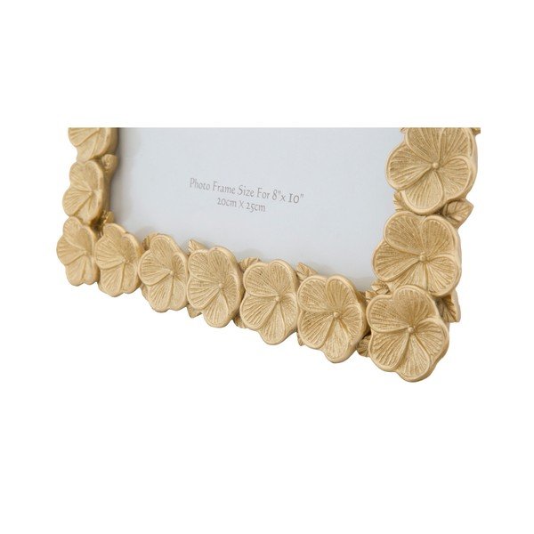 Żółta ramka na zdjęcia z żywicy Mauro Ferretti Flower Glam, 25x30,8 cm-image-3