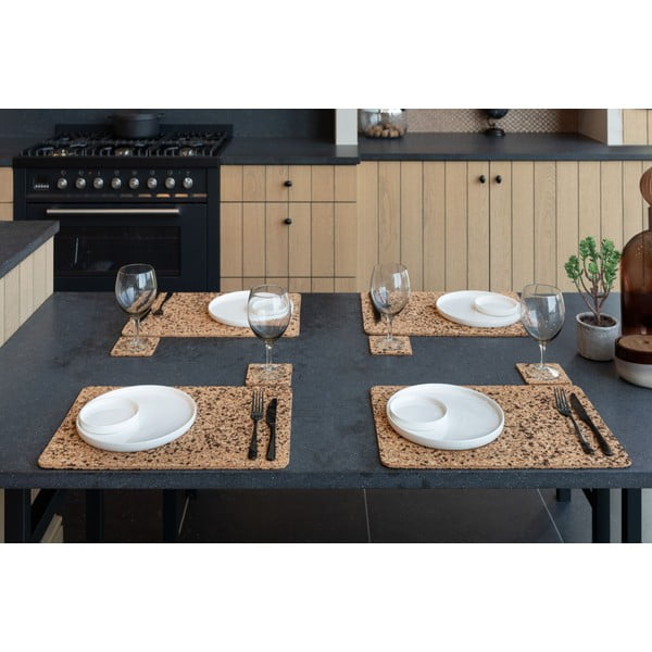Naturalne korkowe podkładki zestaw 4 szt. Querco – ZicZac-image-1