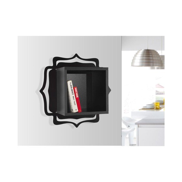 Półka wisząca Ottoman Black/Black-image-1