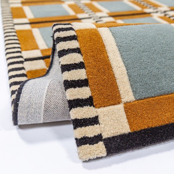 Wełniany dywan tkany ręcznie 140x200 cm Quadro Wool – Flair Rugs-image-2