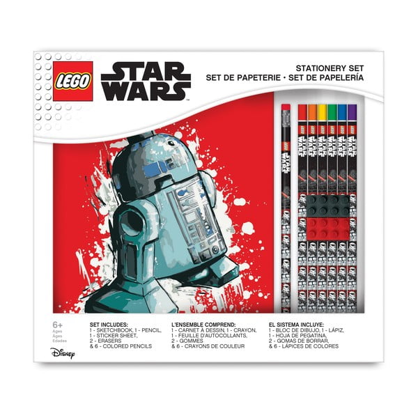 Zestaw notesu i artykułów biurowych LEGO® Star Wars