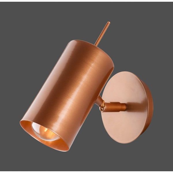 Kinkiet w kolorze miedzi Squid Lighting Geo, wys. 16 cm-image-1