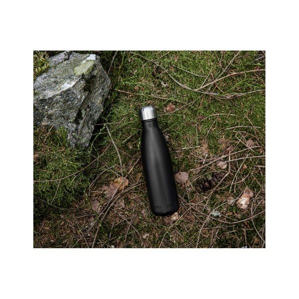 Czarna butelka termiczna ze stali nierdzewnej Sagaform Hot&Cold, 500 ml-image-2
