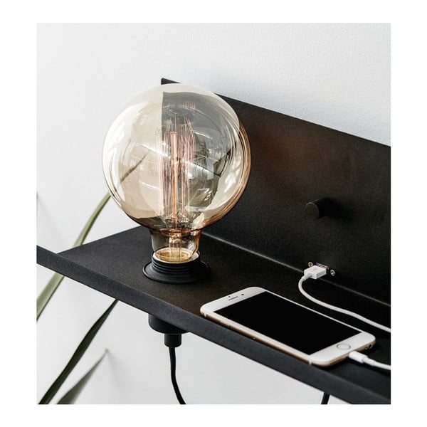 Czarny kinkiet z portem USB Markslöjd Multi-image-2