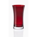 Zestaw 6 czerwonych szklanek Crystalex Extravagance, 380 ml