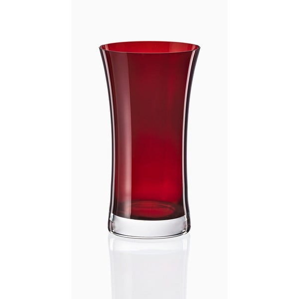 Zestaw 6 czerwonych szklanek Crystalex Extravagance, 380 ml