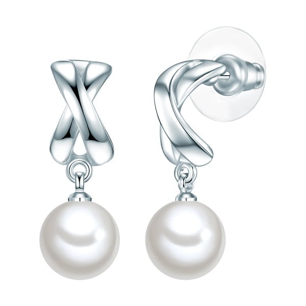 Perłowe kolczyki Rou, perła 10 mm