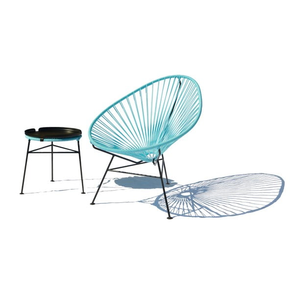 Jasnoniebieski fotel OK Design Acapulco-image-2