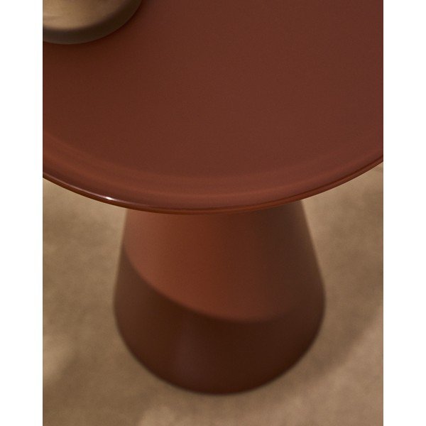 Okrągły stolik ze szklanym blatem ø 35 cm Wilshire – Kave Home-image-4