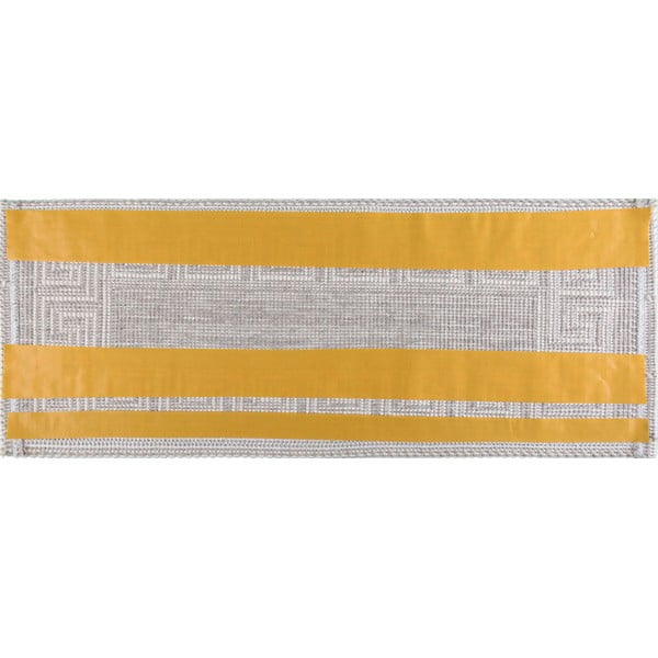 Kremowe bawełniane dywaniki na schody zestaw 16 szt. 25x65 cm Versace Bej – Vitaus-image-1