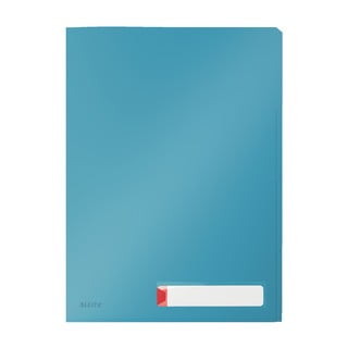 Niebieski folder z 3 przegródkami Leitz Cosy, A4