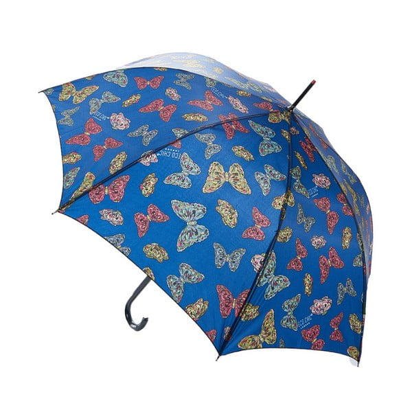 Niebieski parasol Butterflies, ⌀ 102 cm