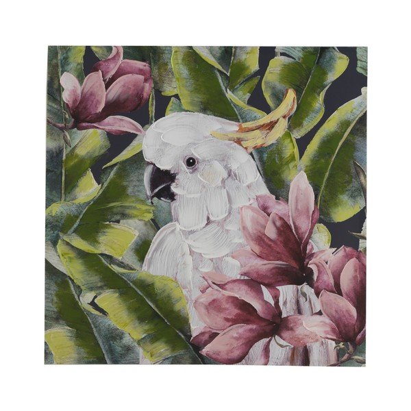 Obraz na płótnie Geese Modern Style Cockatoo Cubico, 100x100 cm