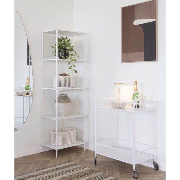 Metalowy barek na kółkach 40x68 cm Vita – House Nordic-image-2