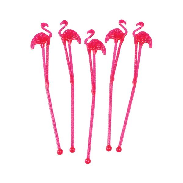 Zestaw 12 mieszadełek Rex London Flamingo-image-2