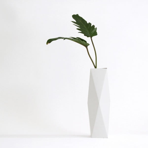 Składany wazon origami SNUG.White