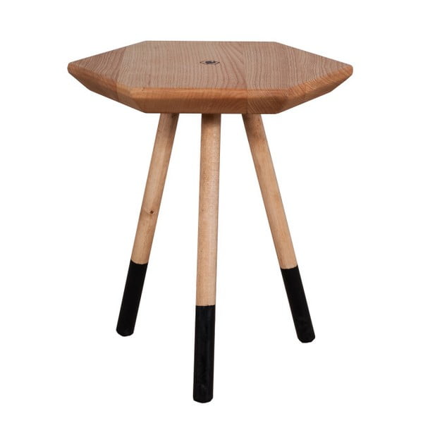 Stolik z litego drewna dębowego FLAME furniture Inc. Prizmata