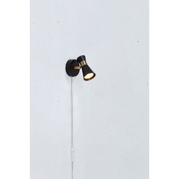 Czarny kinkiet (długość 12 cm) Folie – Markslöjd-image-1